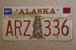Alaska Nummernschild Bicentennial 1976
