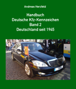 Andreas Herzfeld Handbuch Deutsche Kfz-Kennzeichen Band 2 Deutschland seit 1945