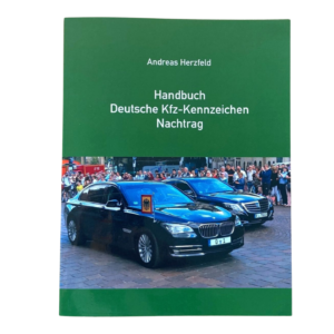 Nachtrag Handbuch Deutsche Kfz-Kennzeichen